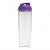 H2O Active® Tempo 700 ml flip lid sport bottle. Transparent, Purple