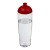 H2O Active® Tempo 700 ml dome lid sport bottle. Transparent, Red