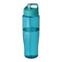H2O Active® Tempo 700 ml spout lid sport bottle, Aqua blue