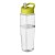 H2O Active® Tempo 700 ml spout lid sport bottle. Transparent, Lime