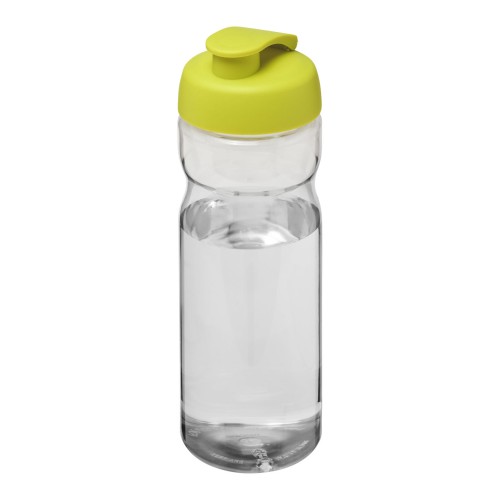 H2O Active® Base 650 ml Sportflasche mit Klappdeckel. transparent, limone H2O Active® Base 650 ml Sportflasche mit Klappdeckel. transparent, limone