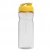 H2O Active® Base 650 ml sportfles met flipcapdeksel. Transparent, Geel