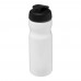 H2O Active® Base 650 ml Sportflasche mit Klappdeckel. weiss, schwarz