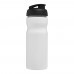 H2O Active® Base 650 ml Sportflasche mit Klappdeckel. weiss, schwarz