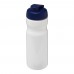 H2O Active® Base 650 ml Sportflasche mit Klappdeckel. weiss, blau