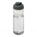 H2O Active® Base 650 ml sportfles met flipcapdeksel. Transparent, Grijs