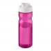 H2O Active® Base 650 ml Sportflasche mit Klappdeckel. magenta, weiss