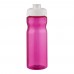 H2O Active® Base 650 ml Sportflasche mit Klappdeckel. magenta, weiss