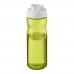 H2O Active® Base 650 ml Sportflasche mit Klappdeckel. limone, weiss