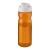 H2O Active® Base 650 ml flip lid sport bottle. Orange, White