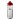 H2O Active® Base 650 ml bidon met koepeldeksel. Transparent, Rood