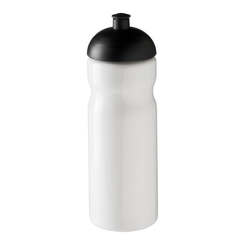 H2O Active® Base 650 ml Sportflasche mit Stülpdeckel. weiss, schwarz