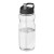 H2O Active® Base 650 ml bidon met fliptuitdeksel. Transparent, Zwart