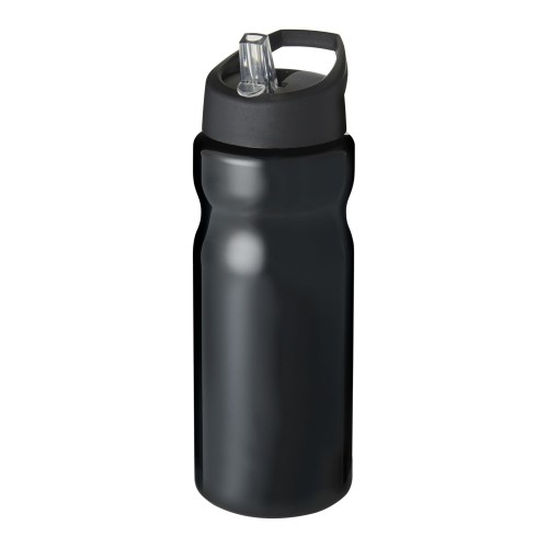 H2O Active® Base 650 ml Sportflasche mit Ausgussdeckel, schwarz