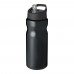 H2O Active® Base 650 ml Sportflasche mit Ausgussdeckel, schwarz