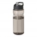 H2O Active® Base 650 ml spout lid sport bottle. Charcoal, Black