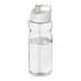 H2O Active® Base 650 ml spout lid sport bottle. Transparent, White