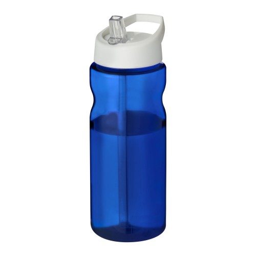 H2O Active® Base 650 ml spout lid sport bottle. Blue, White