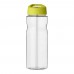 H2O Active® Base 650 ml spout lid sport bottle. Transparent, Lime