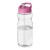 H2O Active® Base 650 ml bidon met fliptuitdeksel. Transparent, Roze