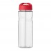H2O Active® Base 650 ml Sportflasche mit Ausgussdeckel. transparent, rot