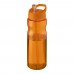 H2O Active® Base 650 ml Sportflasche mit Ausgussdeckel. orange, orange