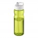 H2O Active® Base 650 ml Sportflasche mit Ausgussdeckel. limone, weiss