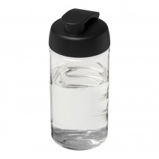 H2O Active® Bop 500 ml flip lid sport bottle. Transparent, Black