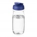 H2O Active® Pulse 600 ml sportfles met flipcapdeksel. Transparent, Blauw