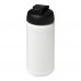Baseline® Plus 500 ml sportfles met flipcapdeksel. Wit, Zwart