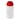 Baseline® Plus 500 ml sportfles met flipcapdeksel. Transparent, Rood
