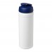 Baseline® Plus 750 ml Flasche mit Klappdeckel. weiss, blau