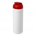 Baseline® Plus 750 ml Flasche mit Klappdeckel. weiss, rot