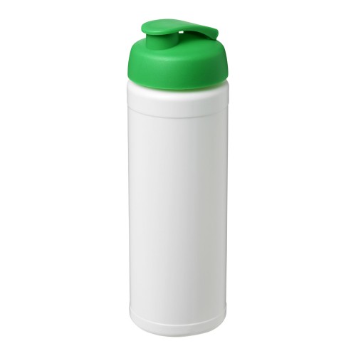Baseline® Plus 750 ml Flasche mit Klappdeckel. weiss, grün