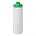 Baseline® Plus 750 ml Flasche mit Klappdeckel. weiss, grün
