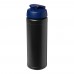 Baseline® Plus 750 ml flip lid sport bottle. Black, Blue