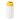 Baseline® Plus grip 500 ml sportfles met flipcapdeksel. Wit, Geel