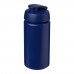 Baseline® Plus grip 500 ml sportfles met flipcapdeksel, Blauw