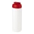 Baseline® Plus grip 750 ml sportfles met flipcapdeksel. Wit, Rood