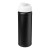 Baseline® Plus grip 750 ml sportfles met flipcapdeksel. Zwart, Wit