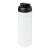 Baseline® Plus grip 750 ml sportfles met flipcapdeksel. Transparent, Zwart