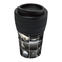 Brite Americano® tyre 350 ml geïsoleerde beker, Zwart