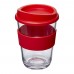 Americano® Cortado 300 ml beker met grip, Rood Americano® Cortado 300 ml beker met grip, Rood