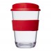 Americano® Cortado 300 ml beker met grip, Rood Americano® Cortado 300 ml beker met grip, Rood