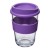 Americano® Cortado 300 ml beker met grip, Paars