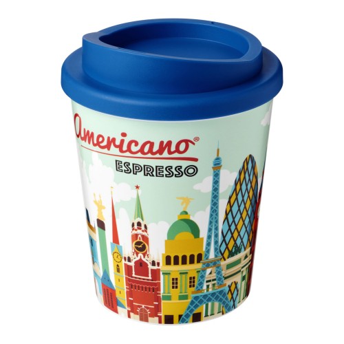 Brite Americano® espresso 250 ml geïsoleerde beker, Middenblauw