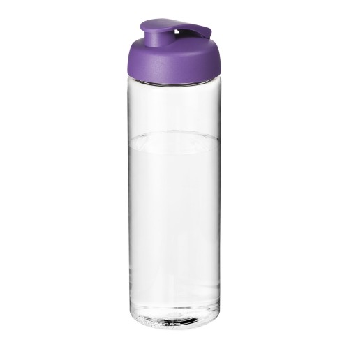 H2O Active® Vibe 850 ml flip lid sport bottle. Transparent, Purple