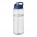 H2O Active® Vibe 850 ml spout lid sport bottle. Transparent, Blue