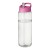 H2O Active® Vibe 850 ml spout lid sport bottle. Transparent, Pink