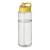 H2O Active® Vibe 850 ml spout lid sport bottle. Transparent, Yellow